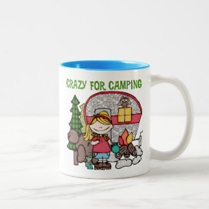 Tasse 2 Couleurs Blond Girl Crazy Pour Camping