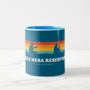 Tasse 2 Couleurs Blue Mesa Réservoir Colorado Canoe