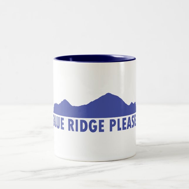 Tasse 2 Couleurs Blue Ridge S'Il Vous Plaît (Centre)