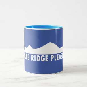 Tasse 2 Couleurs Blue Ridge S'Il Vous Plaît