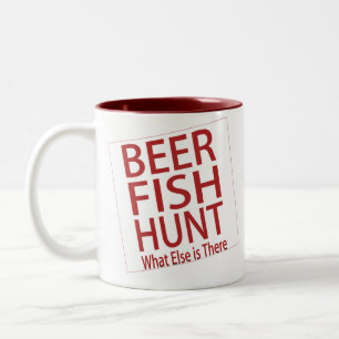 Tasse 2 Couleurs Boire Beer Hunter Humour, Funny Novelty Café