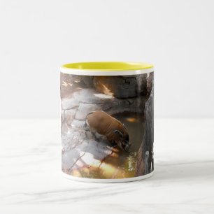 Tasse 2 Couleurs Boire du sanglier sauvage