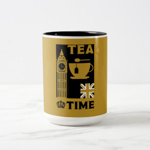 Tasse 2 Couleurs Boissons de thé britanniques classiques