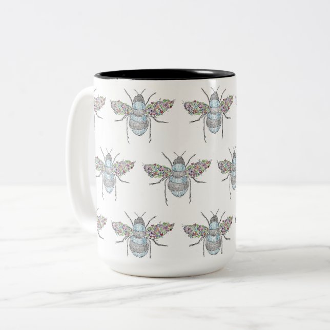 Tasse 2 Couleurs "Boissons douces au café" (Devant gauche)