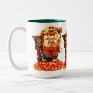 Tasse 2 Couleurs Bonheur de sourire Bouddha