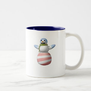 TASSE 2 COULEURS BONHOMME DE NEIGE D'OBAMANABLE