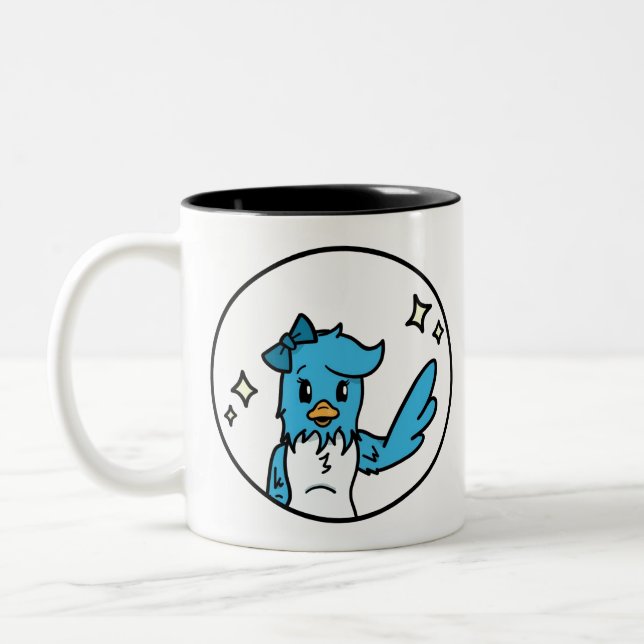 Tasse 2 Couleurs Bonjour Bluebird (Gauche)