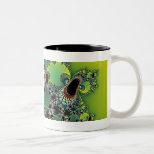 Tasse 2 Couleurs Bonjour - fractale