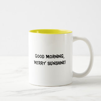 Tasse 2 Couleurs Bonjour, joyeux soleil !
