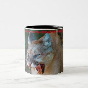 Tasse 2 Couleurs Bonjour Noël Grand-père Hunter Gatherer