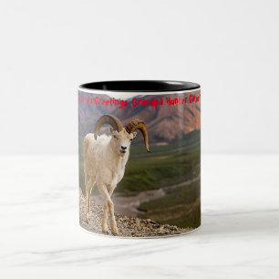 Tasse 2 Couleurs Bonjour Noël Grand-père Hunter Gatherer