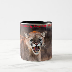 Tasse 2 Couleurs Bonjour Noël Grand-père Hunter Gatherer