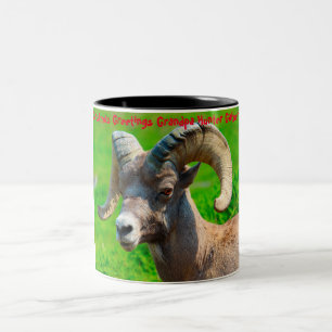 Tasse 2 Couleurs Bonjour Noël Grand-père Hunter Gatherer