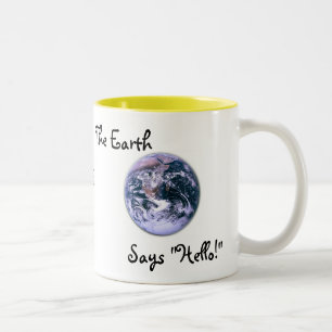 Tasse 2 Couleurs Bonjour, soleil,