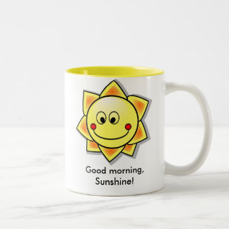 Tasse 2 Couleurs Bonjour, soleil !