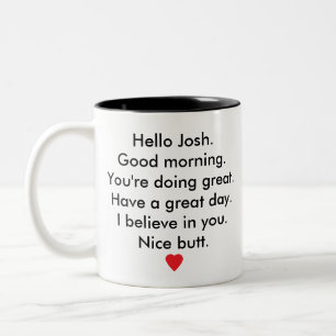 Tasse 2 Couleurs Bonjour, Vous allez bien Avoir une grande journée