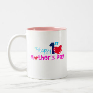 Tasse 2 Couleurs Bonne 1ère Fête des Mères