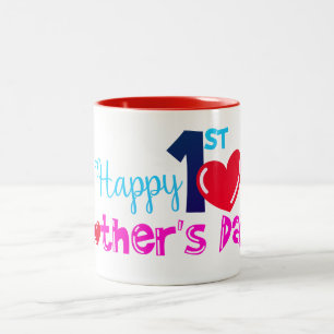 Tasse 2 Couleurs Bonne 1ère Fête des Mères
