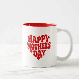 Tasse 2 Couleurs Bonne fête des Mères