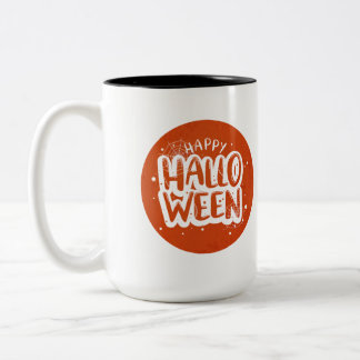 Tasse 2 Couleurs Bonne fête d'Halloween - Costume d'Halloween