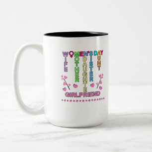 Tasse 2 Couleurs Bonne Journée des Femmes