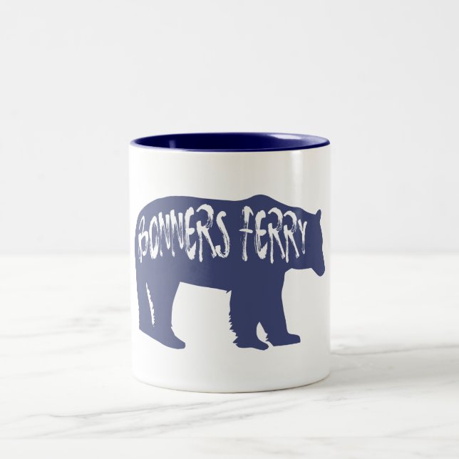 Tasse 2 Couleurs Bonners Ferry Idaho Ours (Centre)