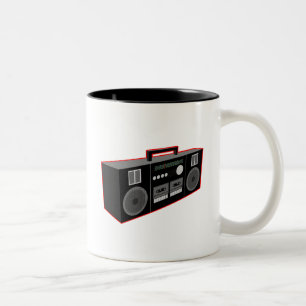 Tasse 2 Couleurs Boombox des années 1980