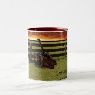Tasse 2 Couleurs Boots de Cowboy
