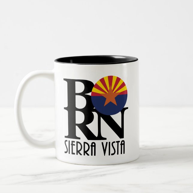 Tasse 2 Couleurs BORN Sierra Vista Arizona (Gauche)