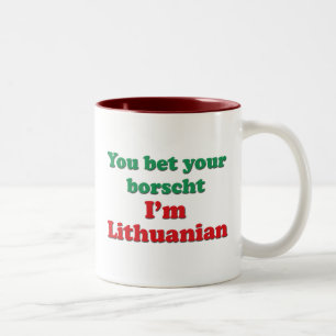 Tasse 2 Couleurs Borscht lithuanien