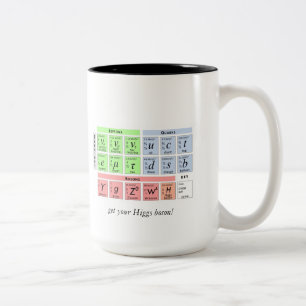 Tasse 2 Couleurs Boson v1b de Higgs