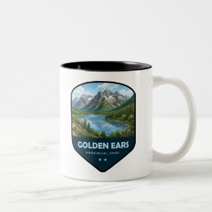 Tasse 2 Couleurs Bouclier du parc provincial Golden Ears