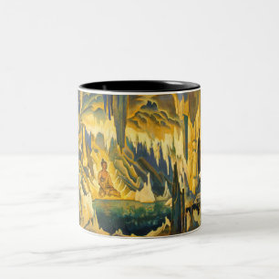 Tasse 2 Couleurs Bouddha le gagnant (art bouddhiste) (par Roerich)