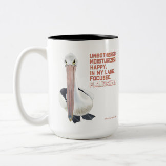 Tasse 2 Couleurs Boue de Pélican florissante