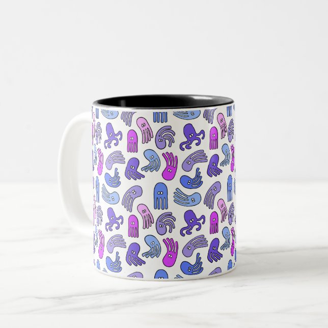 Tasse 2 Couleurs Boue de poulpe (Devant gauche)
