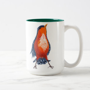 Tasse 2 Couleurs Boue d'oiseaux
