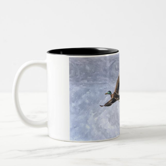 Tasse 2 Couleurs Boue d'oiseaux (Gauche)