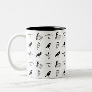 Tasse 2 Couleurs boue motif