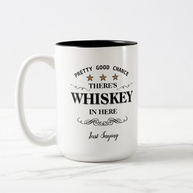 Tasse 2 Couleurs Bouffon de Whiskey (Gauche)