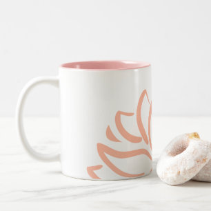 Tasse 2 Couleurs Boug de café Lotus Fleur 11 onces