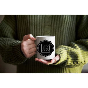 Tasse 2 Couleurs Boug de café personnalisable - Ajoutez votre logo