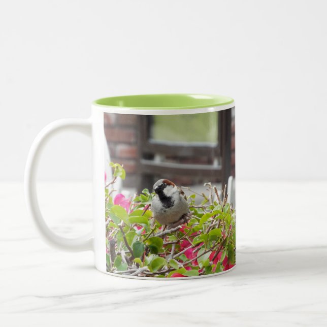 Tasse 2 Couleurs Boug d'oiseaux doux (Gauche)