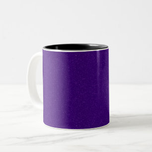 Tasse 2 Couleurs Boug en céramique violet tacheté - personnalisable