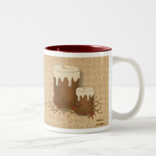 Tasse 2 Couleurs Bougies primitives