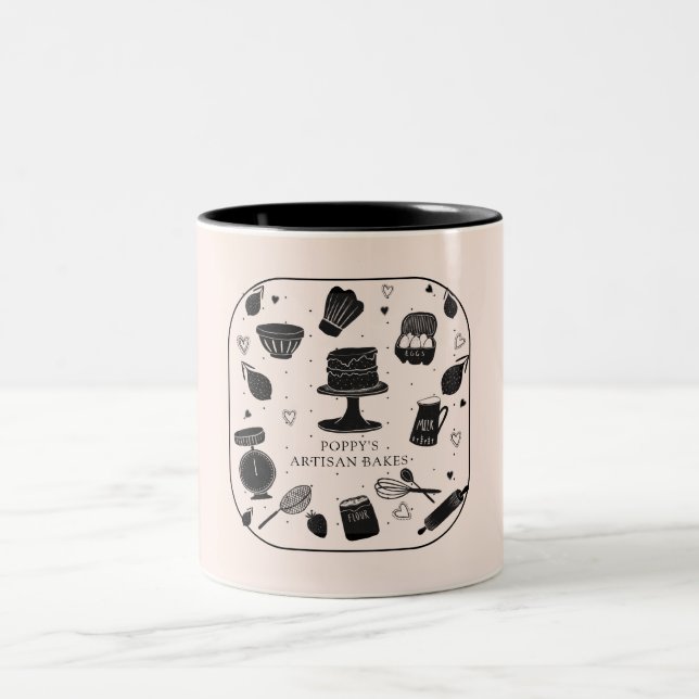 Tasse 2 Couleurs Boulangerie d'ustensiles Baker (Centre)