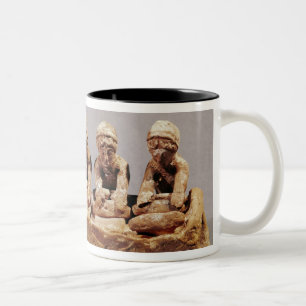 Tasse 2 Couleurs Boulangers malaxant la pâte chez Thebes