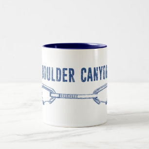 Tasse 2 Couleurs Boulder Canyon Colorado Escalade Quickdraw