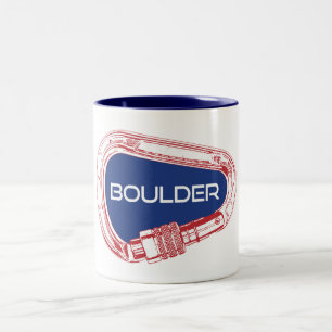 Tasse 2 Couleurs Boulder Colorado Escalade Carabiner