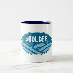 Tasse 2 Couleurs Boulder Colorado Extérieur