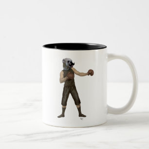 Tasse 2 Couleurs Bouledogue de boxe plein